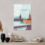 Wallity Cuadro Decorativo de Vidrio Templado Multicolor 30 x 45 cm